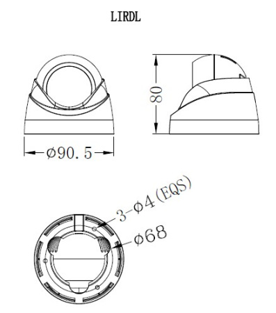 Камера TopVision TV-LHTC200F 2mp 3.6мм (пластик)